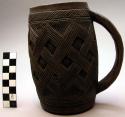 Cup - carved wood