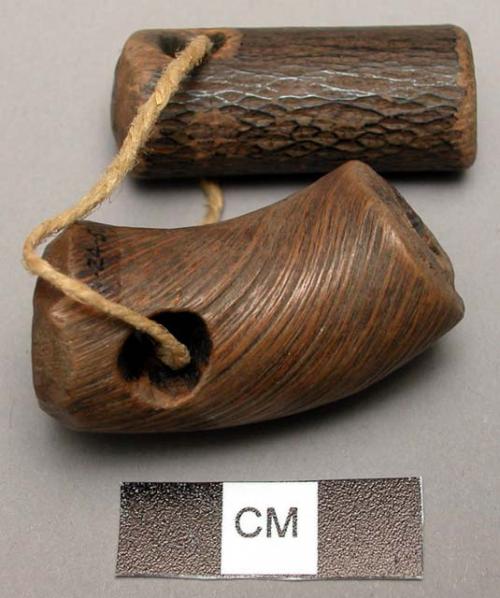 Wooden whistles for protection against "evil eye"