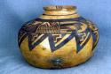 Jar, polacca polychrome style d. prehistoric design
