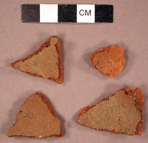 Ceramic sherds, plain, shell temper