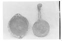 Pottery dish (A-2-44) and ladle incesario (A-1-525) A-2-44-Tomb I- Md. II, A-1-5