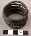 Child's copper wire leg bracelet - 7 loops. Chipondo