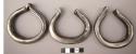 Iron anklets, heavy with hammered ends (mguda)