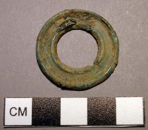 Pendant, disk-shaped