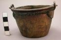 Little brass pot for cooking oil