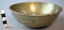 Inscribed brass "magic/medicinal"  bowl, Shi'ite.