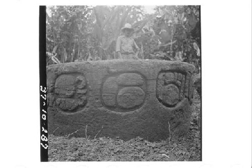 Altar 2, glyphs 11 and 12, left to right