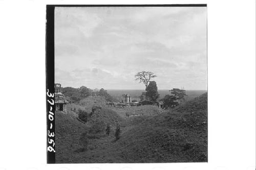 The Palace from the Temple of the Foliated Cross.