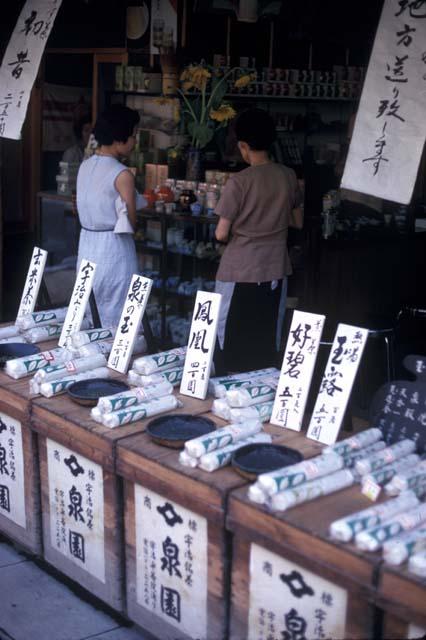 Camellia siviensis - tea shop, Uji, Kyoto