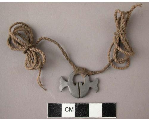 Neck ornament with lead pendant