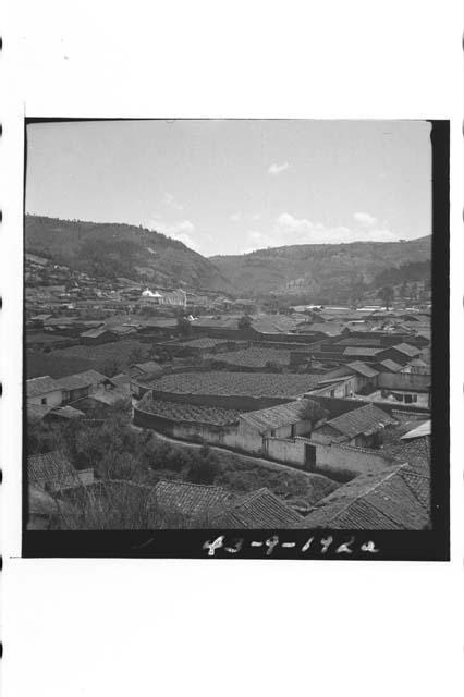 Town and Rio Samala Valley from South Mound