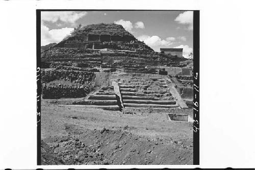 General panorama of north side of Mound at end of 1942-43 season.