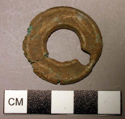 Pendant, disk-shaped