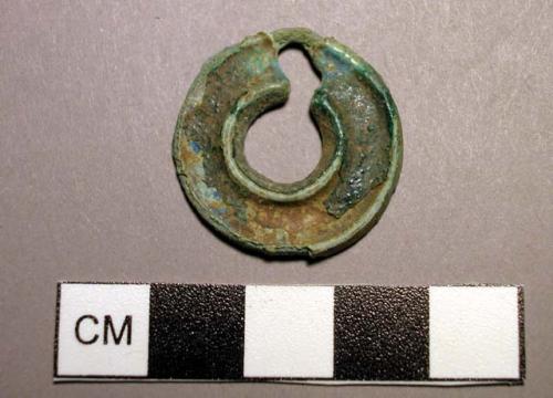 Pendant, disk-shaped