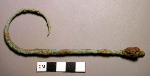 Pin, shepherd's crook