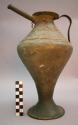 Bronze wine jug (oenochoe) - plaster cast part