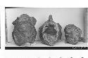 Plumbate Tapir, Bird, and Human Head Fragments
