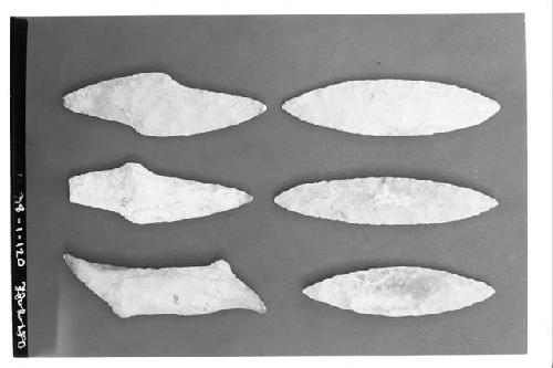 White flint implements (eccentric flints)