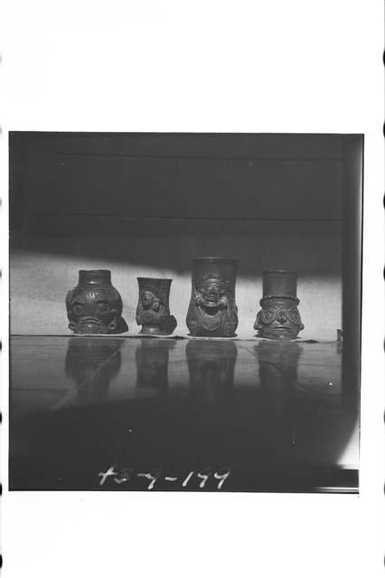 Plumbate effigy vessels in R. Guirola Coll. - Finca Buena Vista, San Pablo