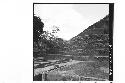 Panorama of north side of central mound, from center of north boundary wall, loo