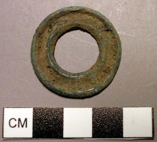 Pendant, disk-shaped