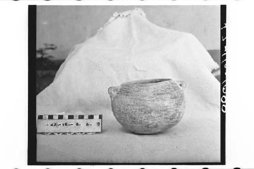 Dichrome Pottery Jar