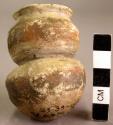 Early modern Hopi polychrome pottery miniature jar