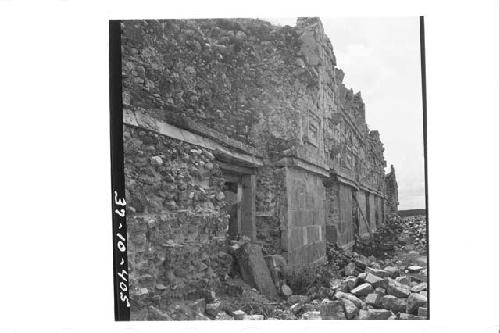 North side of the Casa de las Monjas from inside.