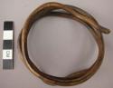 Brass wire anklet - 3 loops. Chipondo