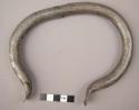 Iron necklet, incised decorations, flat hammered ends (nkoma)