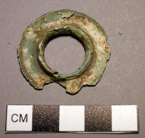 Pendant, disk-shaped