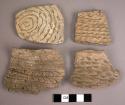 Corrugated sherds/miscellaneous sherds