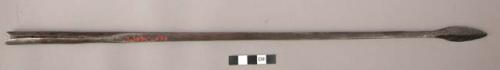 Iron spear - small head, short wood shaft ("mtereri")