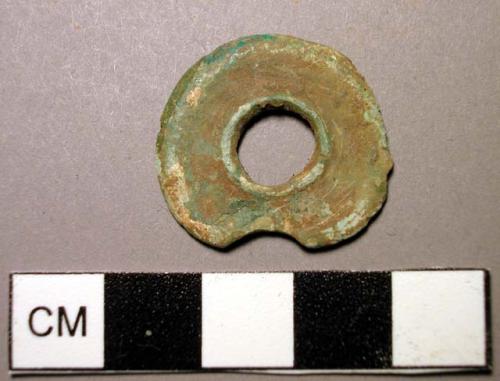 Pendant, disk-shaped