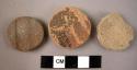 3 reused (?) potsherds