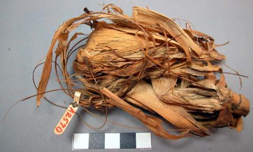 Bundle of corn husks