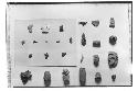 Specimen: Fragments of excentric flints from #26; fragments of various