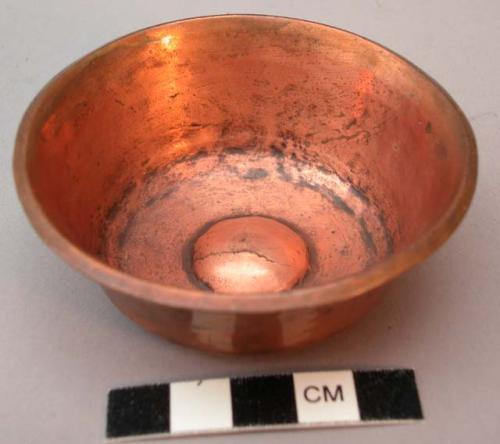 Copper tea cup