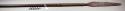 Assegai (spear) - wood, iron and brass; point 14", shaft 70 1/2"