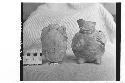 Two Fragmentary Pottery Effigy Jars