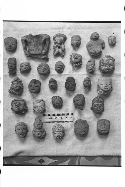 Twenty-Nine Pottery Figurine Fragments