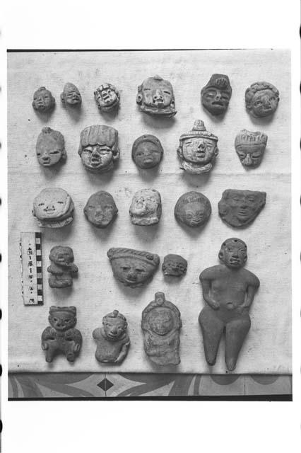 Twenty-Three Pottery Figurine Fragments