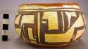 Early modern Hopi polychrome pottery cup