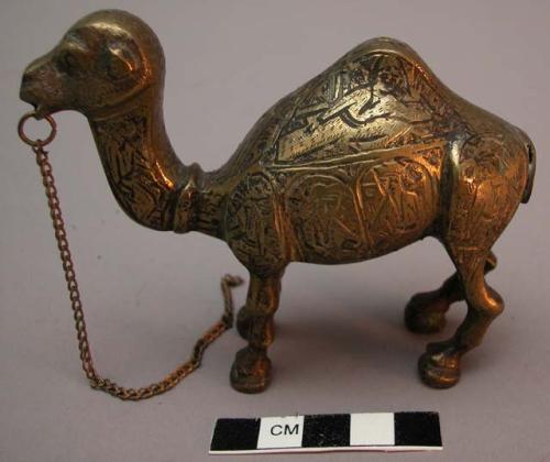 Brass figure of camel