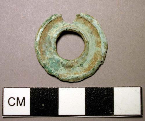 Pendant, disk-shaped