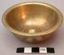 Brass wine bowl