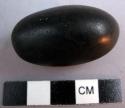 Image - base of metal and smooth black stone