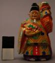 Figurine representing actor in noh theater - elderly man