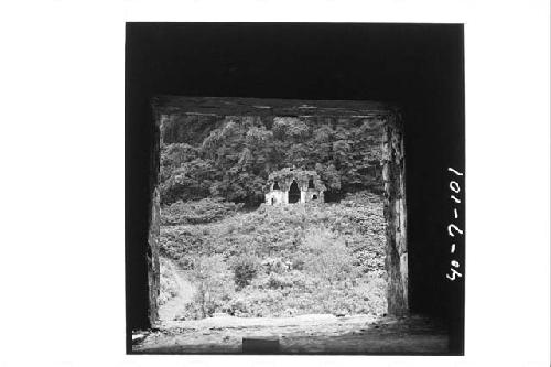 Temple of Foliated cross from inside Temple of Sun.