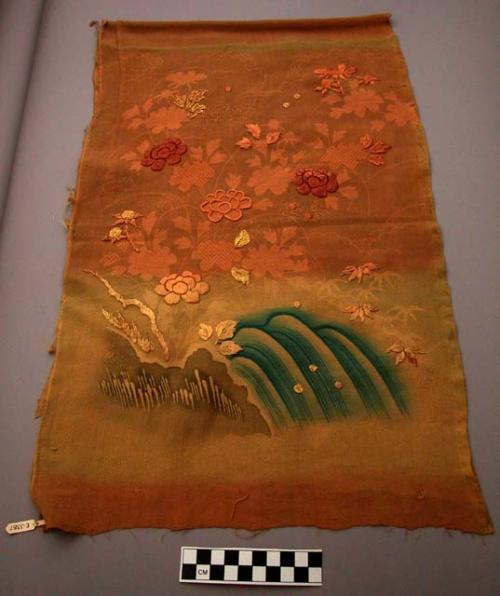 Embroidered cloth